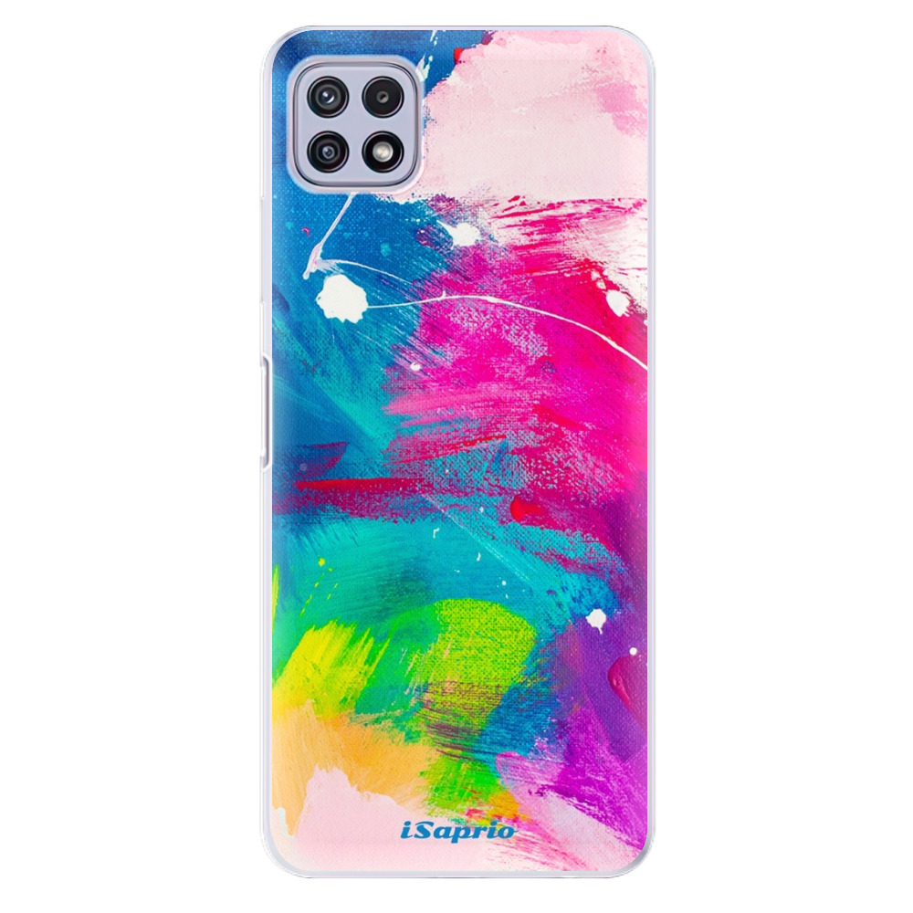 Odolné silikónové puzdro iSaprio - Abstract Paint 03 - Samsung Galaxy A22 5G