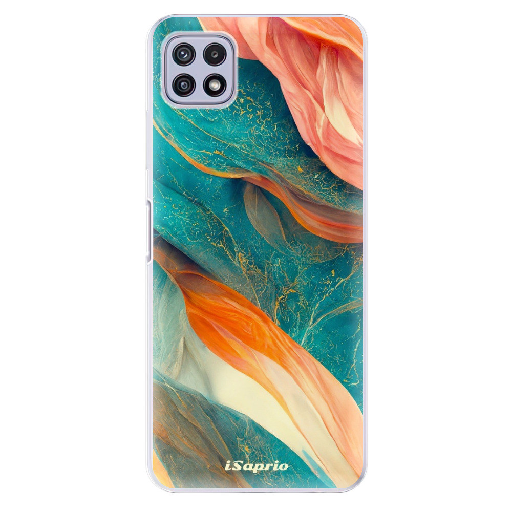Odolné silikónové puzdro iSaprio - Abstract Marble - Samsung Galaxy A22 5G