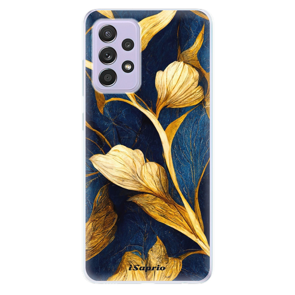 Odolné silikónové puzdro iSaprio - Gold Leaves - Samsung Galaxy A52/A52 5G
