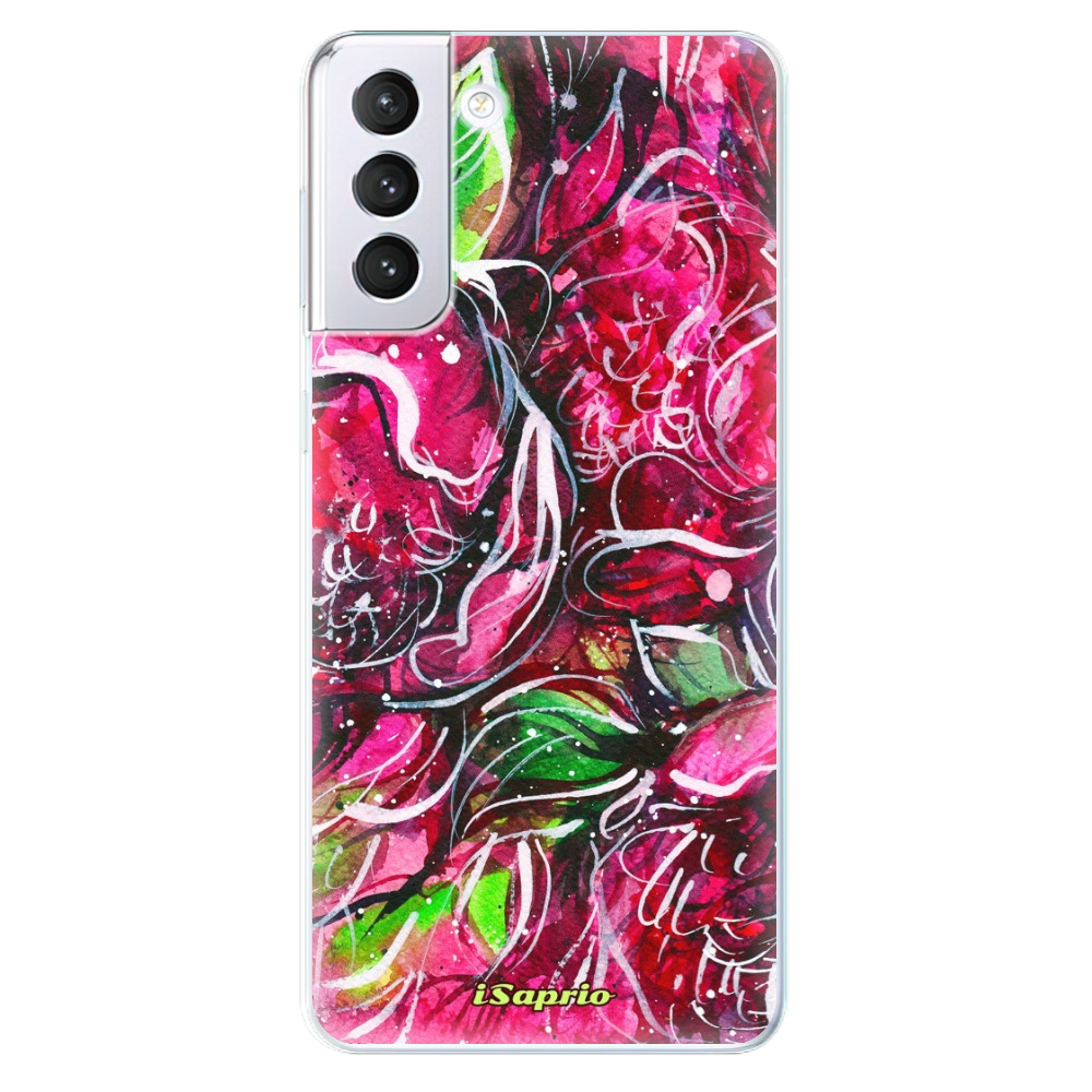 Odolné silikónové puzdro iSaprio - Burgundy - Samsung Galaxy S21+