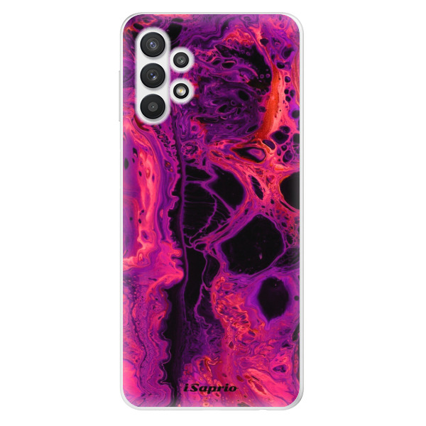 Odolné silikónové puzdro iSaprio - Abstract Dark 01 - Samsung Galaxy A32 5G