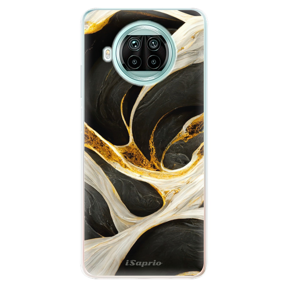 Odolné silikónové puzdro iSaprio - Black and Gold - Xiaomi Mi 10T Lite