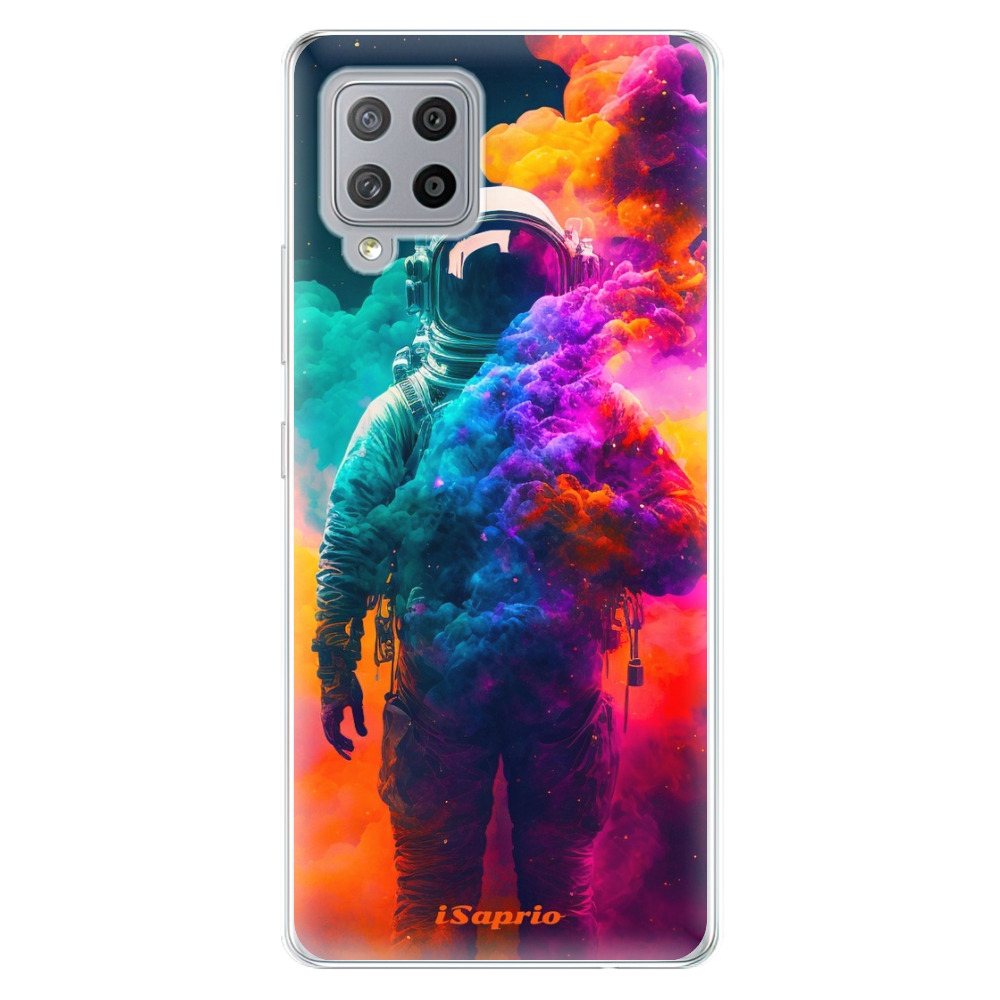 Odolné silikónové puzdro iSaprio - Astronaut in Colors - Samsung Galaxy A42