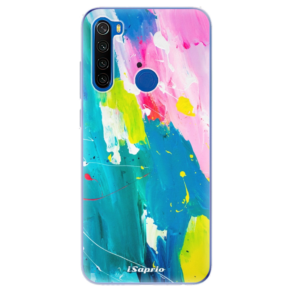 Odolné silikónové puzdro iSaprio - Abstract Paint 04 - Xiaomi Redmi Note 8T