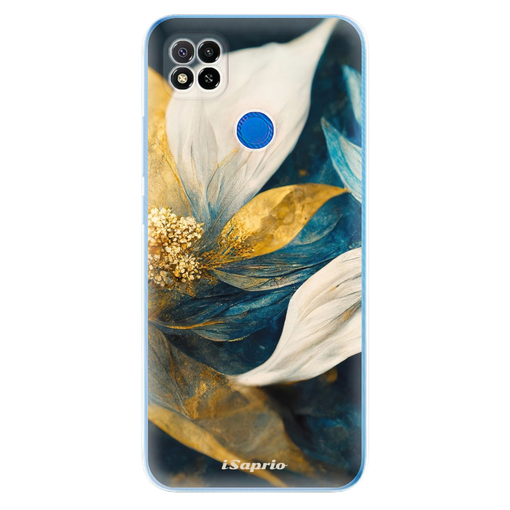 Odolné silikónové puzdro iSaprio - Gold Petals - Xiaomi Redmi 9C