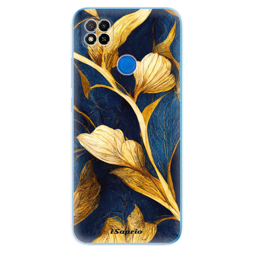 Odolné silikónové puzdro iSaprio - Gold Leaves - Xiaomi Redmi 9C