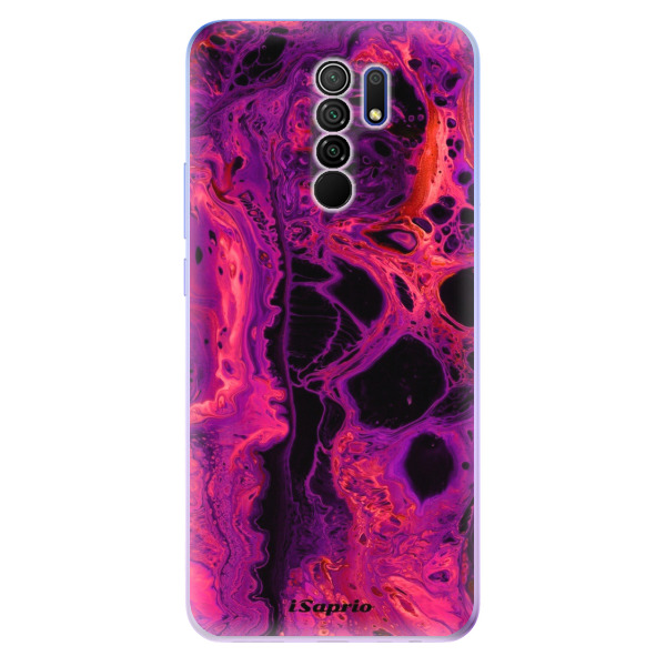 Odolné silikónové puzdro iSaprio - Abstract Dark 01 - Xiaomi Redmi 9