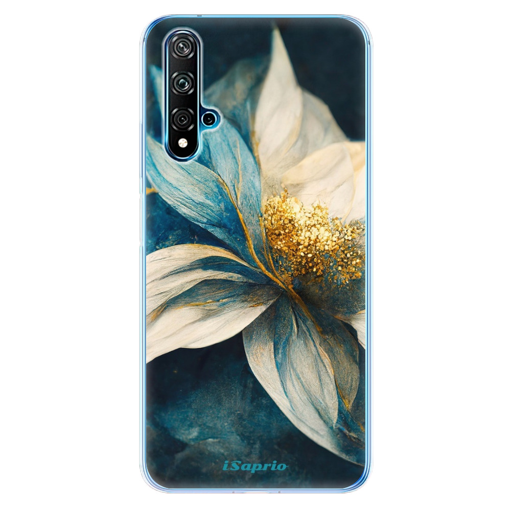Odolné silikónové puzdro iSaprio - Blue Petals - Huawei Nova 5T