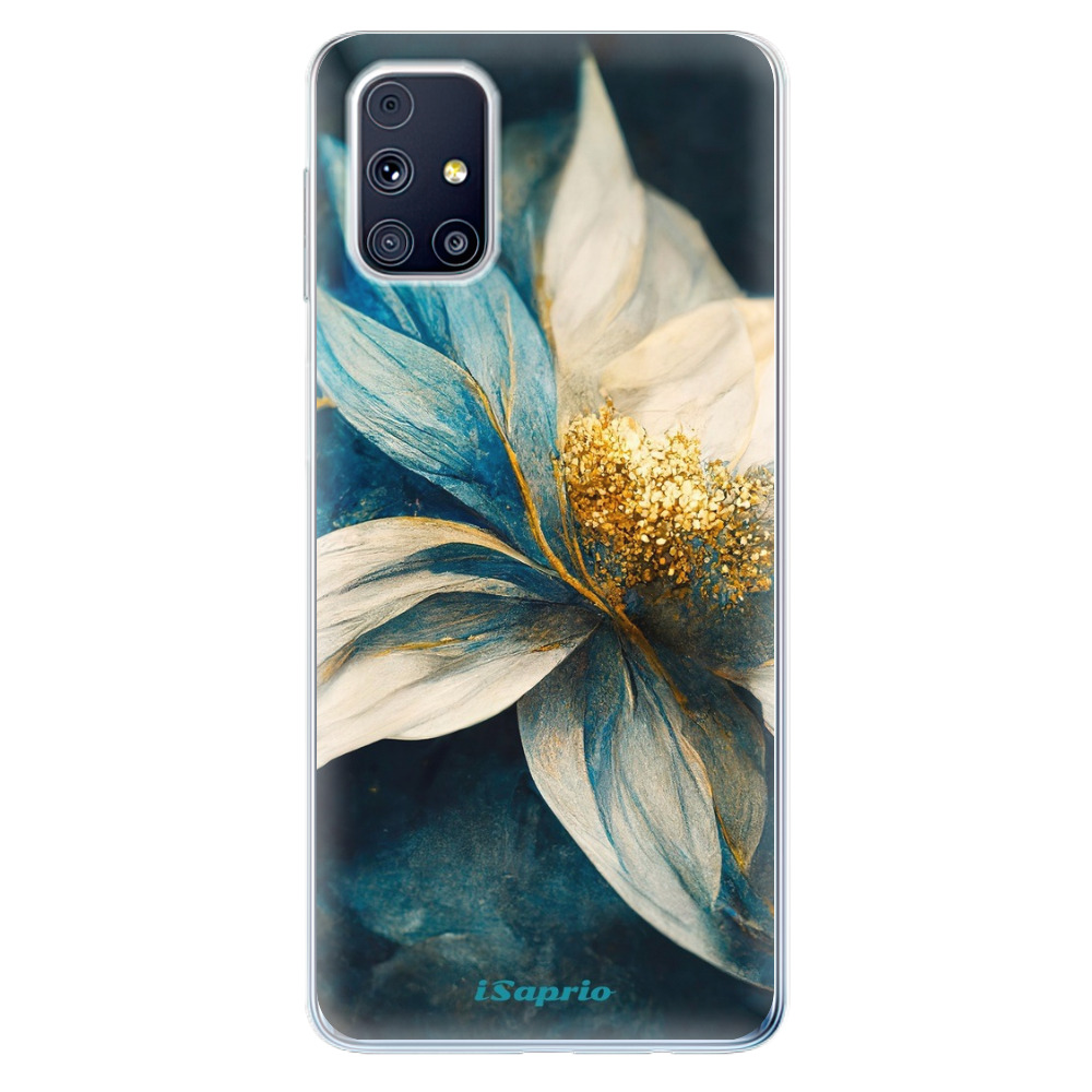 Odolné silikónové puzdro iSaprio - Blue Petals - Samsung Galaxy M31s