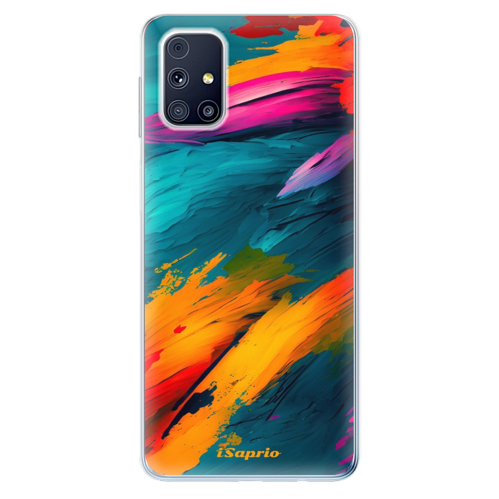 Odolné silikónové puzdro iSaprio - Blue Paint - Samsung Galaxy M31s