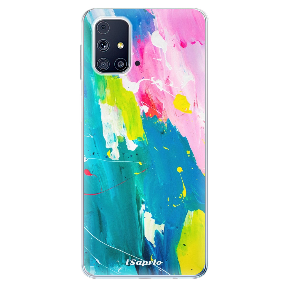 Odolné silikónové puzdro iSaprio - Abstract Paint 04 - Samsung Galaxy M31s