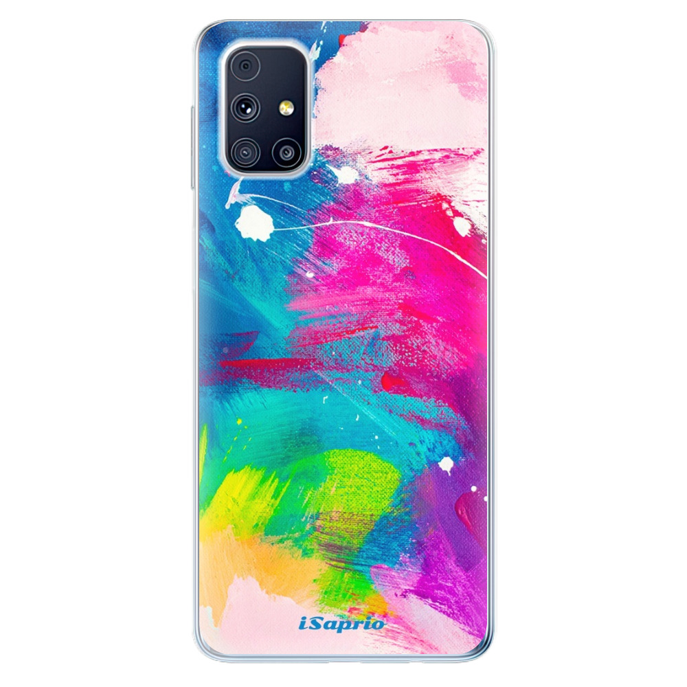 Odolné silikónové puzdro iSaprio - Abstract Paint 03 - Samsung Galaxy M31s