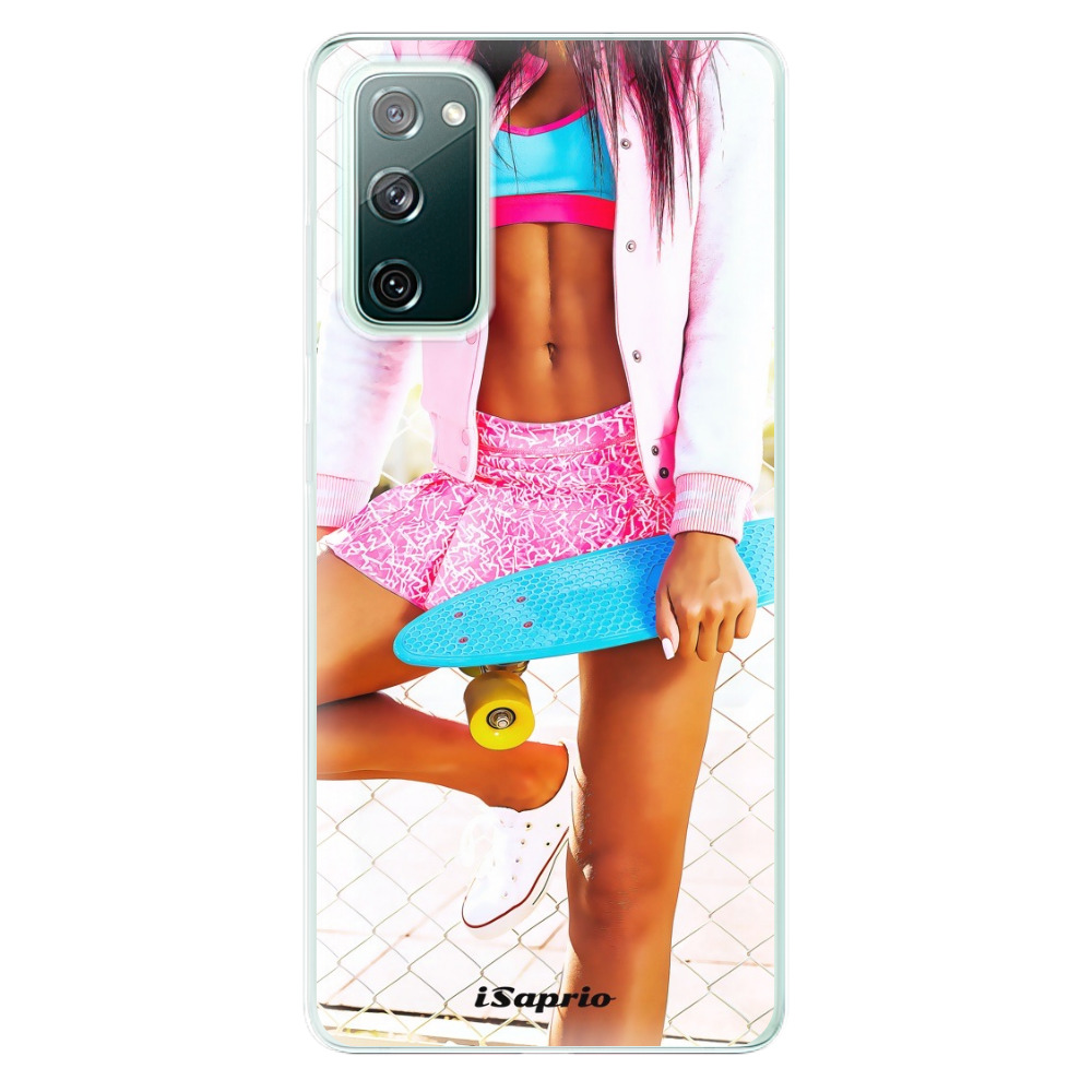 Odolné silikónové puzdro iSaprio - Skate girl 01 - Samsung Galaxy S20 FE