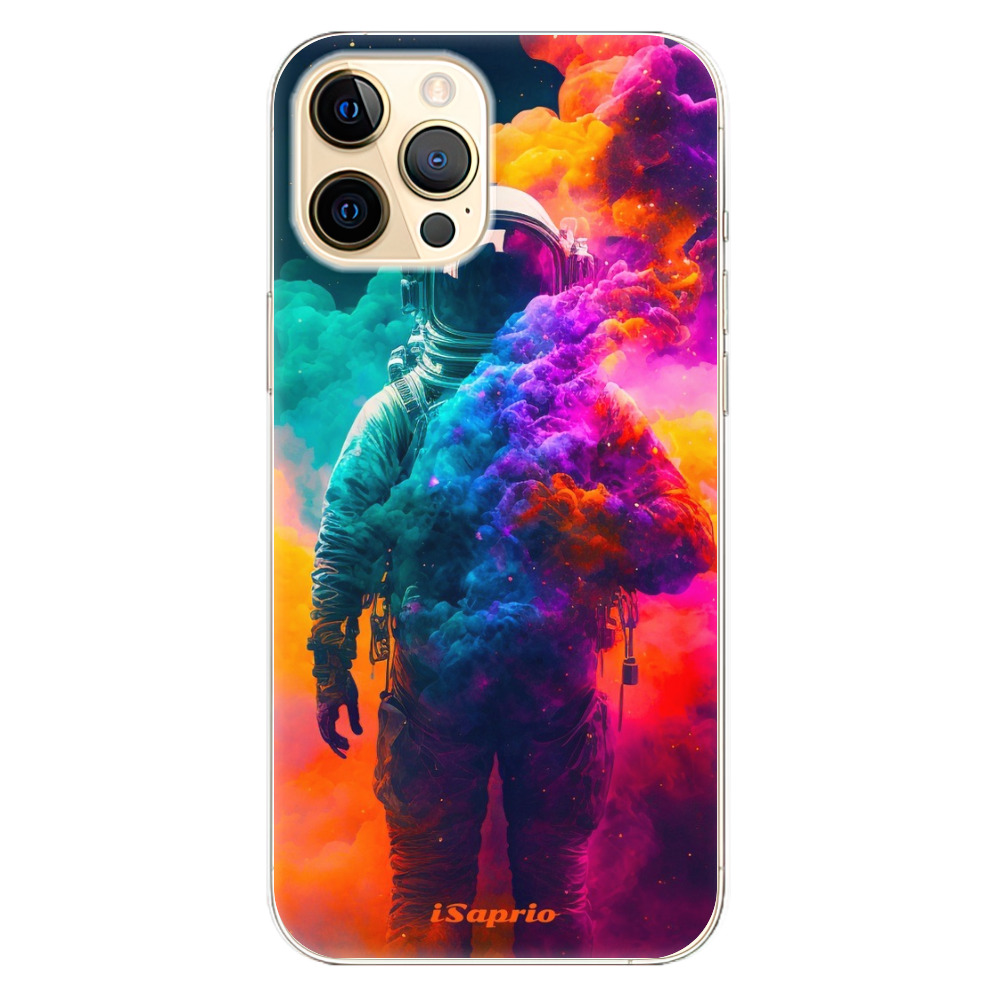 Odolné silikónové puzdro iSaprio - Astronaut in Colors - iPhone 12 Pro Max