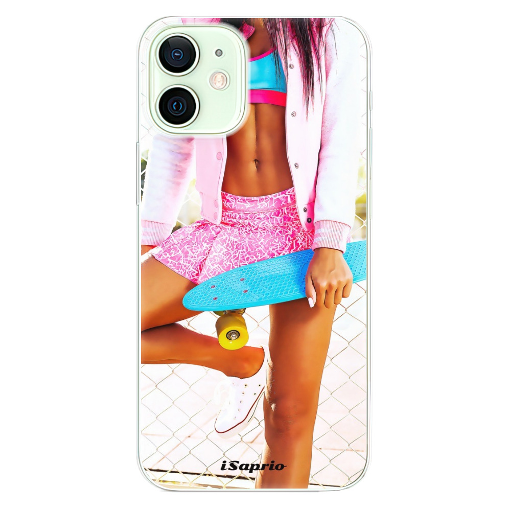 Odolné silikónové puzdro iSaprio - Skate girl 01 - iPhone 12