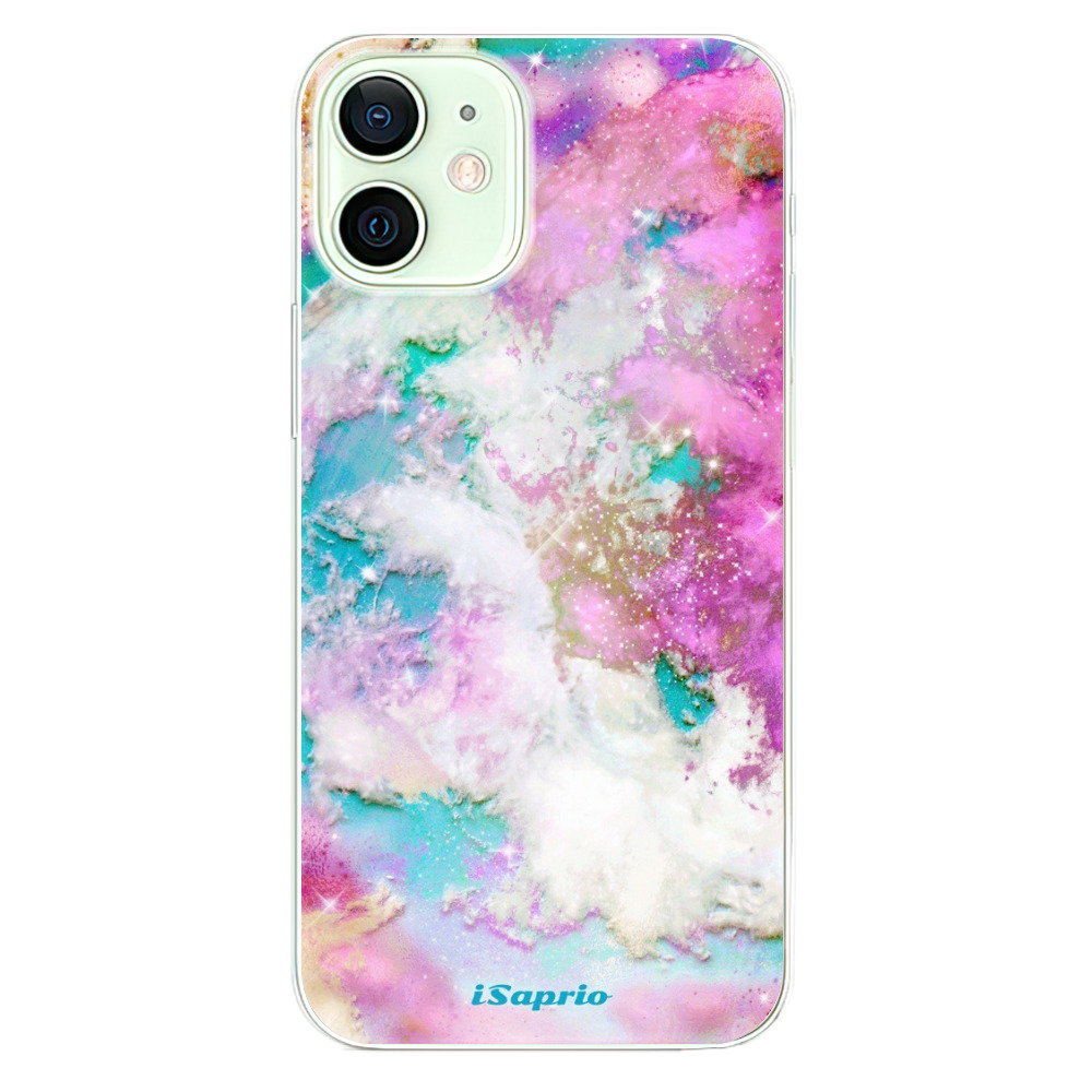 Odolné silikónové puzdro iSaprio - Galactic Paper - iPhone 12