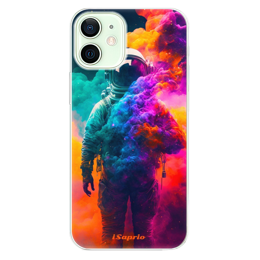 Odolné silikónové puzdro iSaprio - Astronaut in Colors - iPhone 12