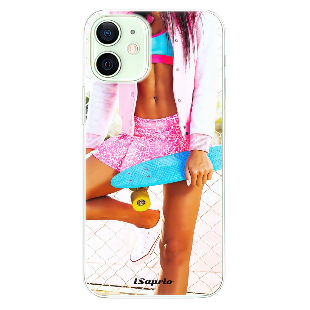 Odolné silikónové puzdro iSaprio - Skate girl 01 - iPhone 12 mini