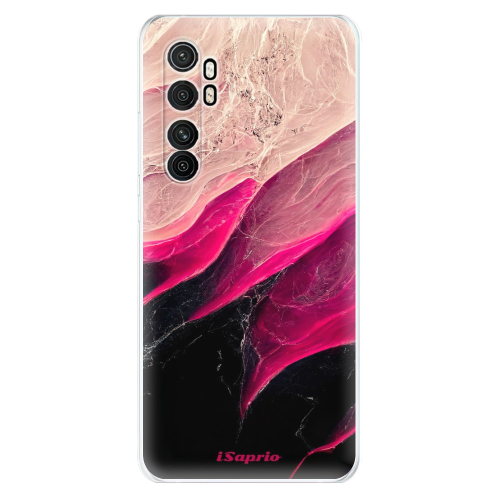 Odolné silikónové puzdro iSaprio - Black and Pink - Xiaomi Mi Note 10 Lite