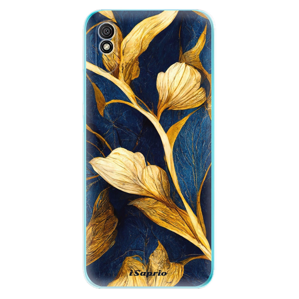 Odolné silikónové puzdro iSaprio - Gold Leaves - Xiaomi Redmi 9A