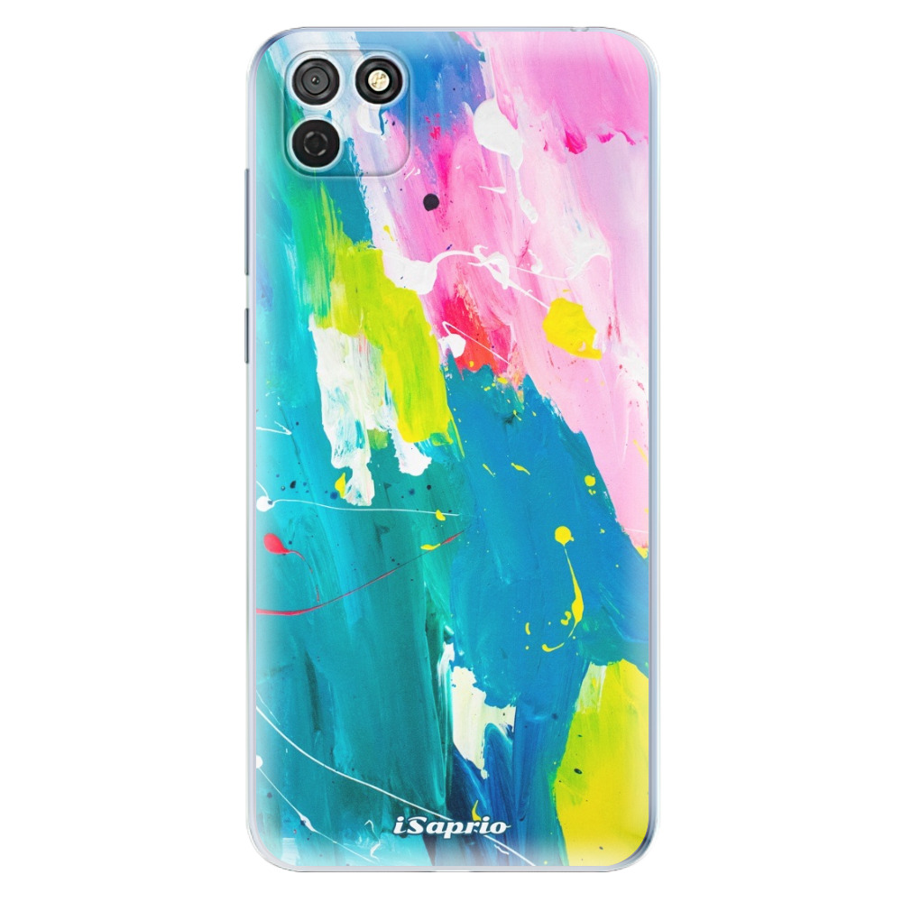 Odolné silikónové puzdro iSaprio - Abstract Paint 04 - Honor 9S