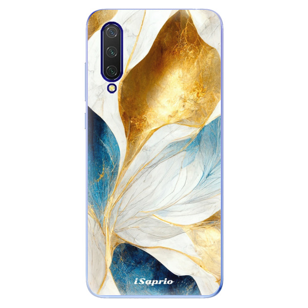 Odolné silikónové puzdro iSaprio - Blue Leaves - Xiaomi Mi 9 Lite