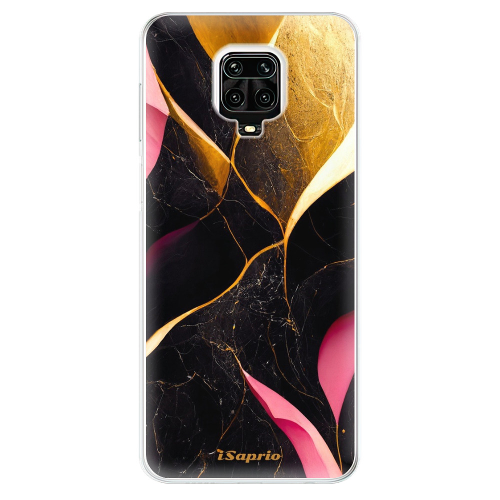 Odolné silikónové puzdro iSaprio - Gold Pink Marble - Xiaomi Redmi Note 9 Pro / Note 9S