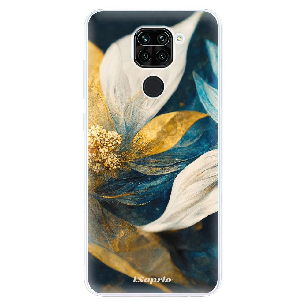 Odolné silikónové puzdro iSaprio - Gold Petals - Xiaomi Redmi Note 9