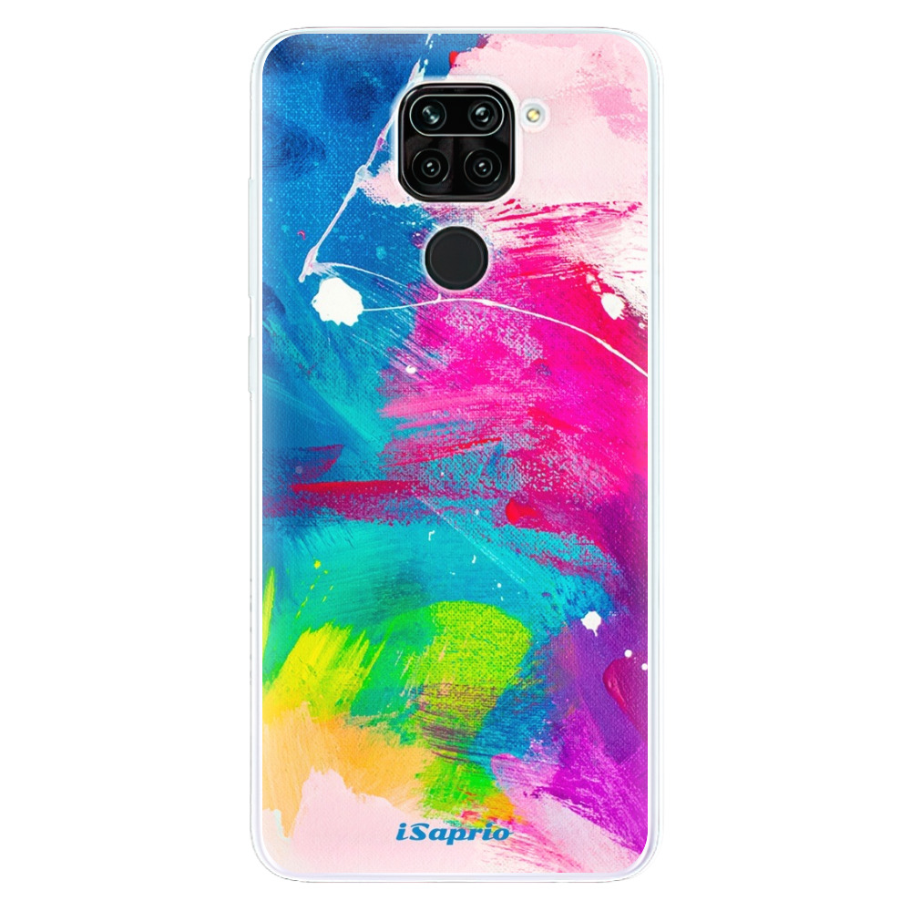 Odolné silikónové puzdro iSaprio - Abstract Paint 03 - Xiaomi Redmi Note 9