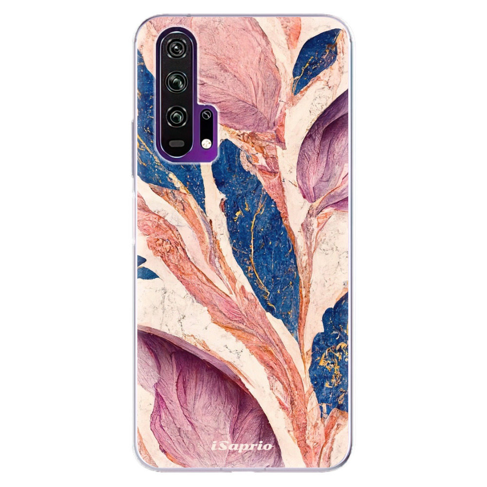 Odolné silikónové puzdro iSaprio - Purple Leaves - Honor 20 Pro