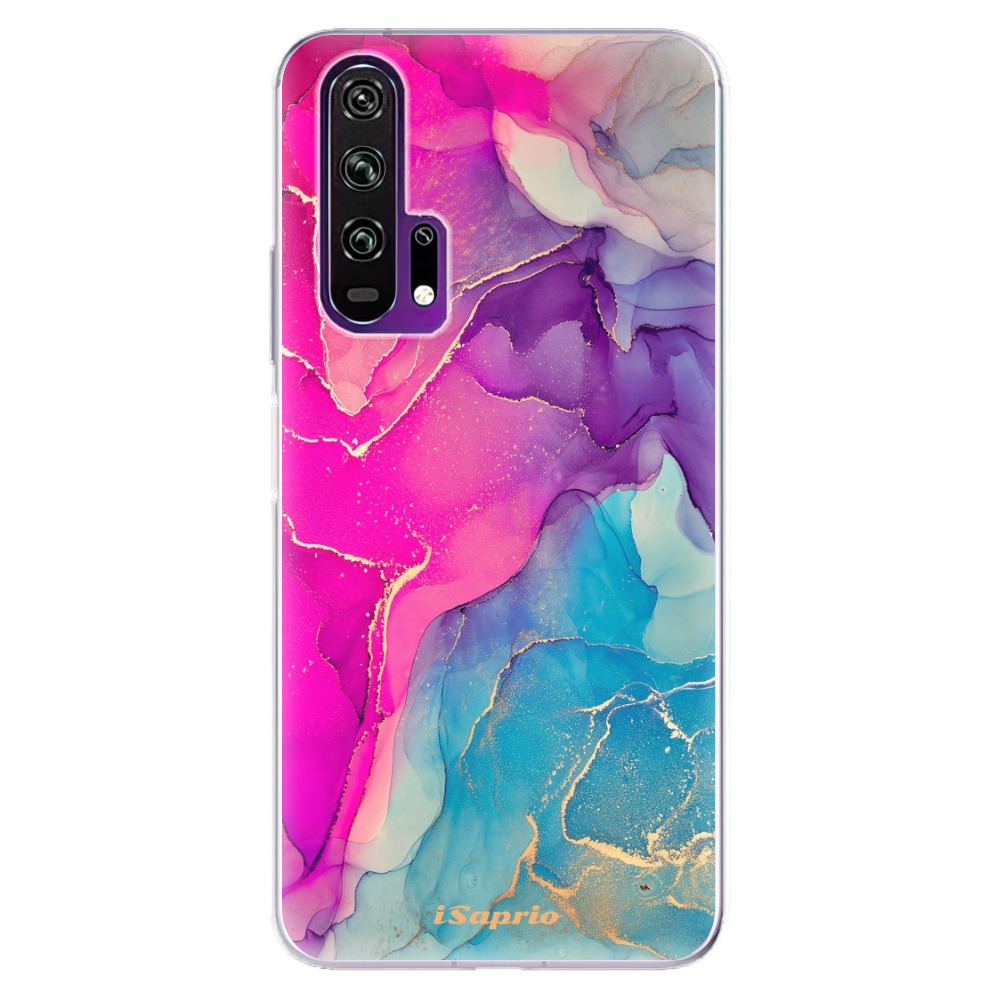 Odolné silikónové puzdro iSaprio - Purple Ink - Honor 20 Pro