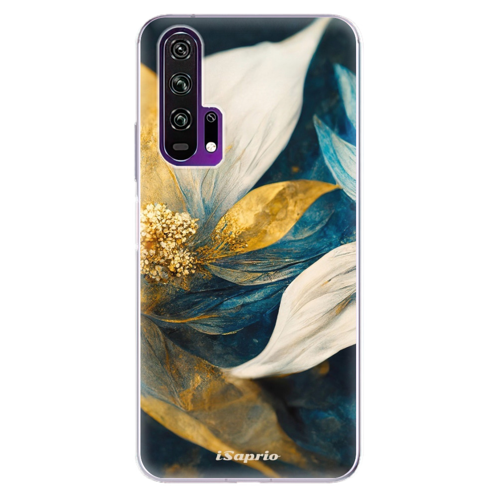 Odolné silikónové puzdro iSaprio - Gold Petals - Honor 20 Pro