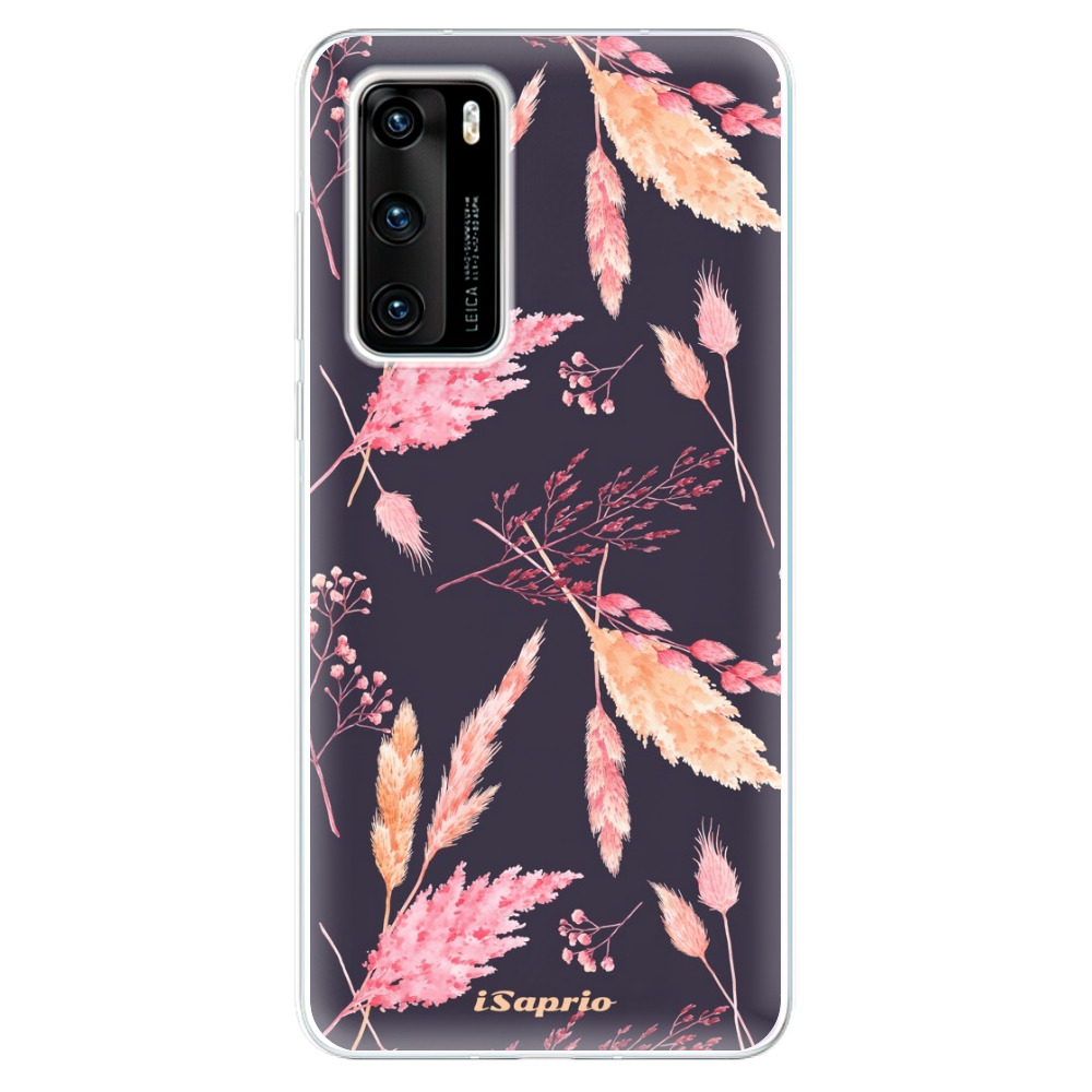 Odolné silikónové puzdro iSaprio - Herbal Pattern - Huawei P40