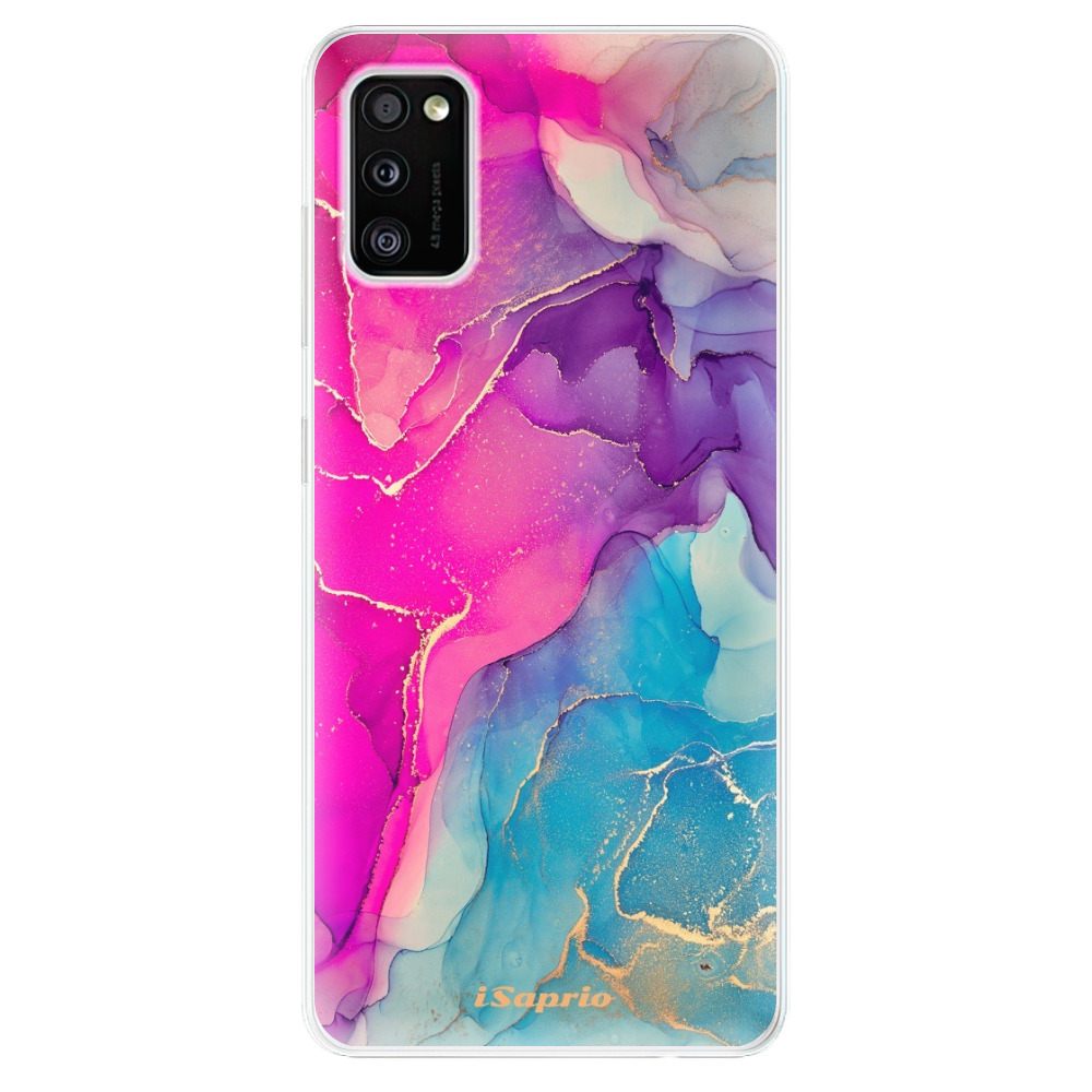 Odolné silikónové puzdro iSaprio - Purple Ink - Samsung Galaxy A41