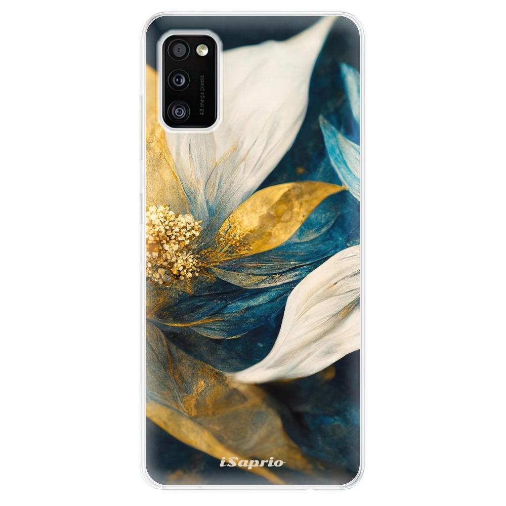 Odolné silikónové puzdro iSaprio - Gold Petals - Samsung Galaxy A41