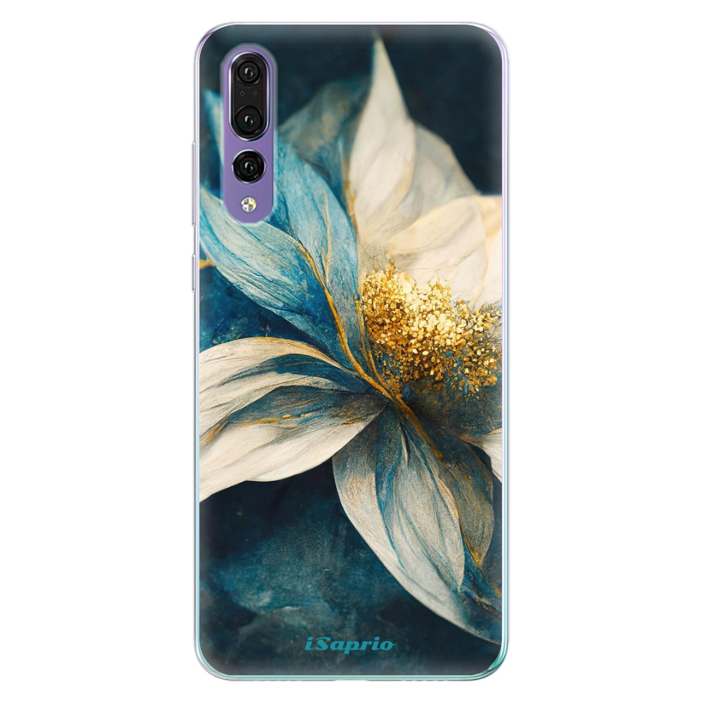 Odolné silikónové puzdro iSaprio - Blue Petals - Huawei P20 Pro