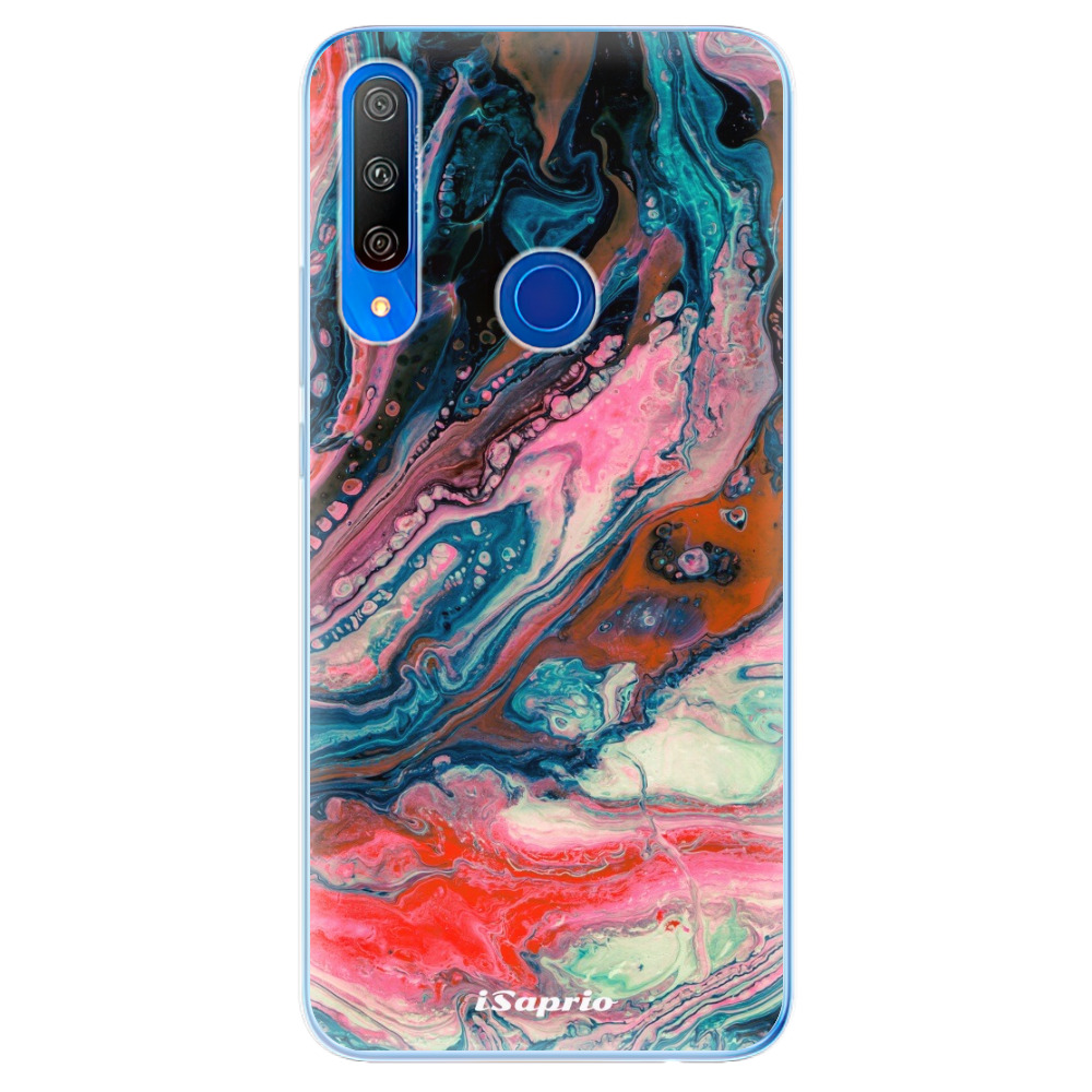 Odolné silikónové puzdro iSaprio - Abstract Paint 01 - Huawei Honor 9X