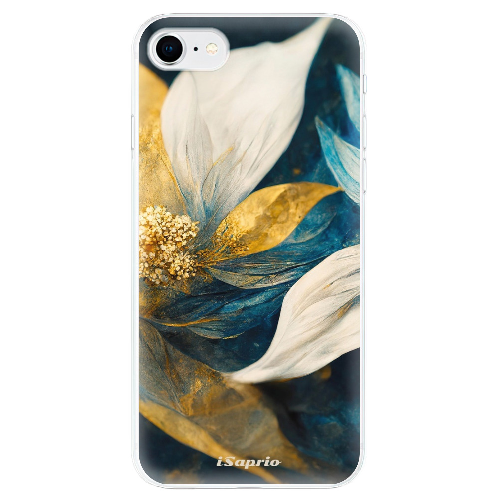 Odolné silikónové puzdro iSaprio - Gold Petals - iPhone SE 2020