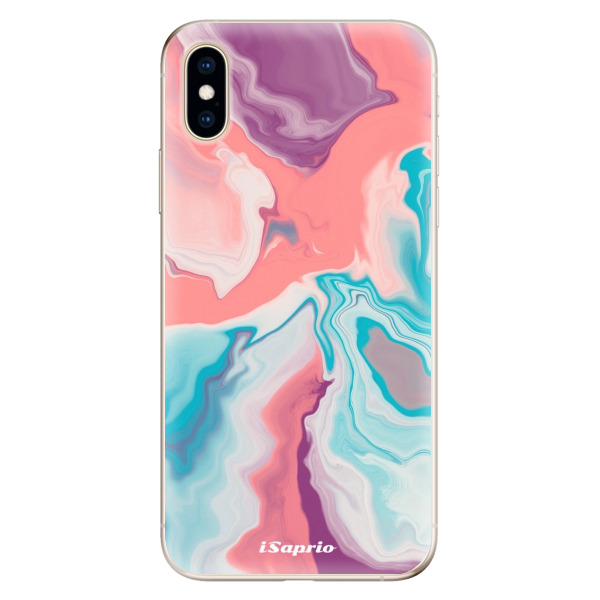 Odolné silikónové puzdro iSaprio - New Liquid - iPhone XS