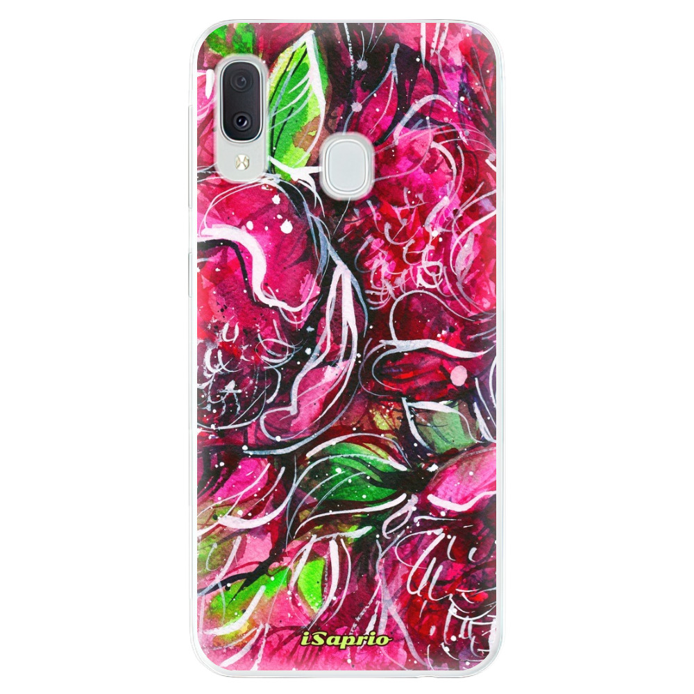 Odolné silikónové puzdro iSaprio - Burgundy - Samsung Galaxy A20e
