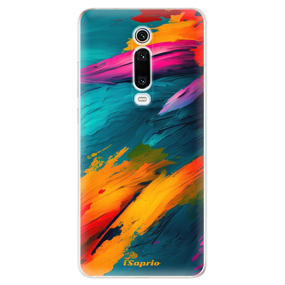 Odolné silikónové puzdro iSaprio - Blue Paint - Xiaomi Mi 9T Pro