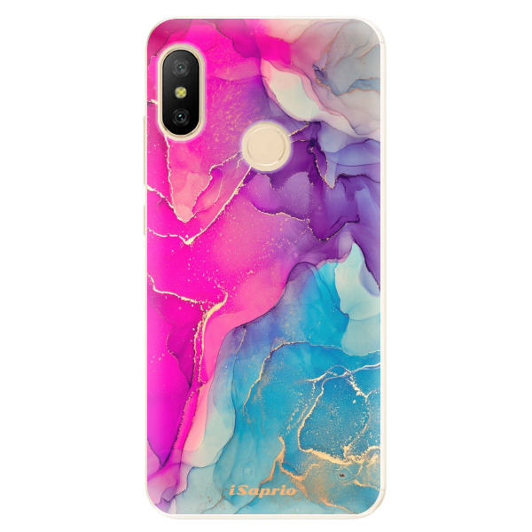 Odolné silikónové puzdro iSaprio - Purple Ink - Xiaomi Mi A2 Lite