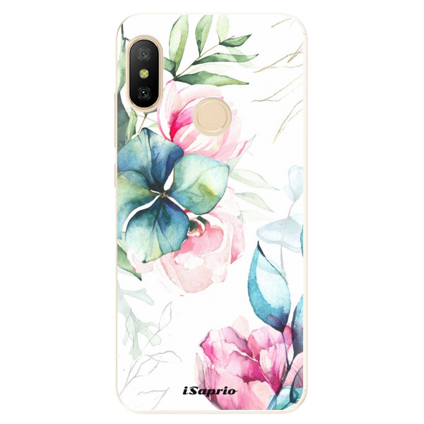 Odolné silikónové puzdro iSaprio - Flower Art 01 - Xiaomi Mi A2 Lite