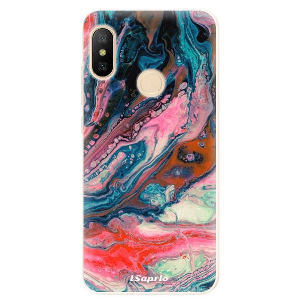 Odolné silikónové puzdro iSaprio - Abstract Paint 01 - Xiaomi Mi A2 Lite