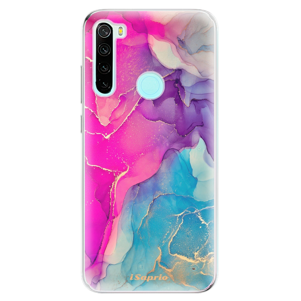 Odolné silikónové puzdro iSaprio - Purple Ink - Xiaomi Redmi Note 8