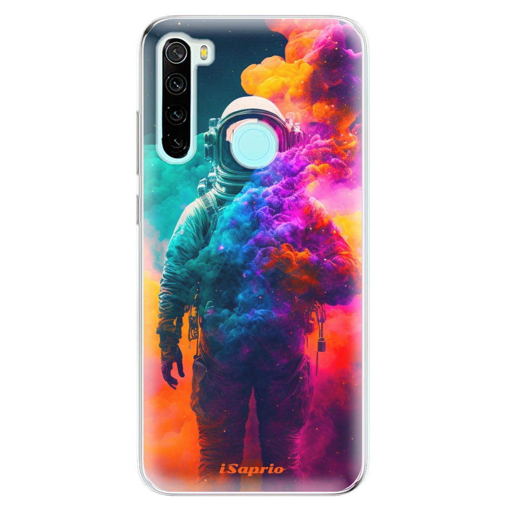Odolné silikónové puzdro iSaprio - Astronaut in Colors - Xiaomi Redmi Note 8