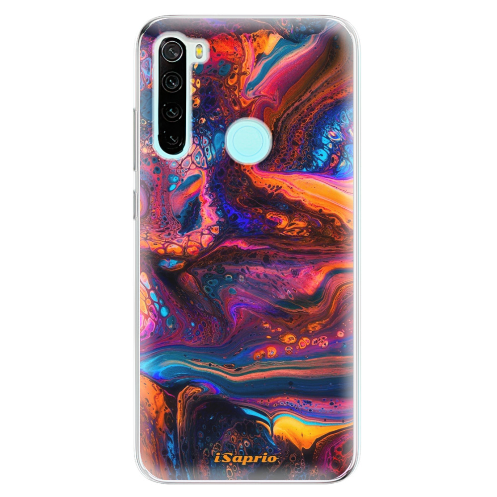 Odolné silikónové puzdro iSaprio - Abstract Paint 02 - Xiaomi Redmi Note 8