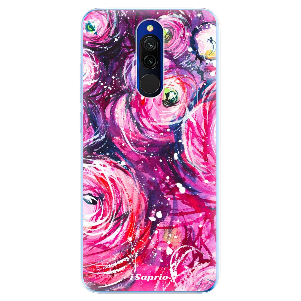 Odolné silikónové puzdro iSaprio - Pink Bouquet - Xiaomi Redmi 8