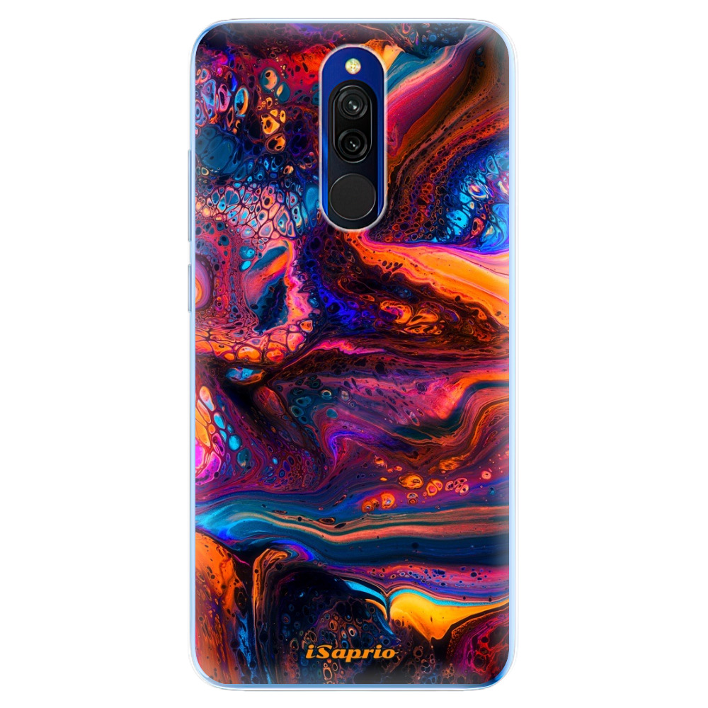 Odolné silikónové puzdro iSaprio - Abstract Paint 02 - Xiaomi Redmi 8