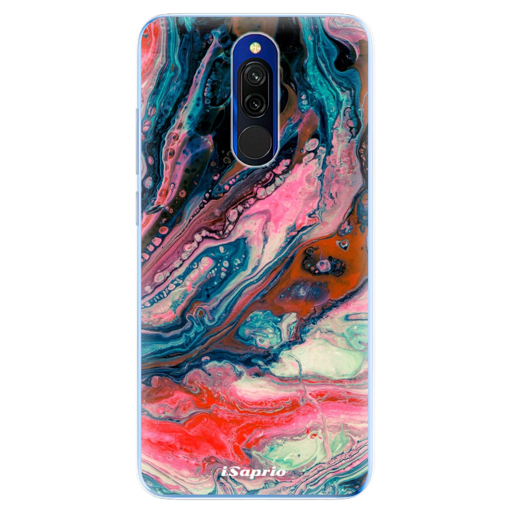 Odolné silikónové puzdro iSaprio - Abstract Paint 01 - Xiaomi Redmi 8
